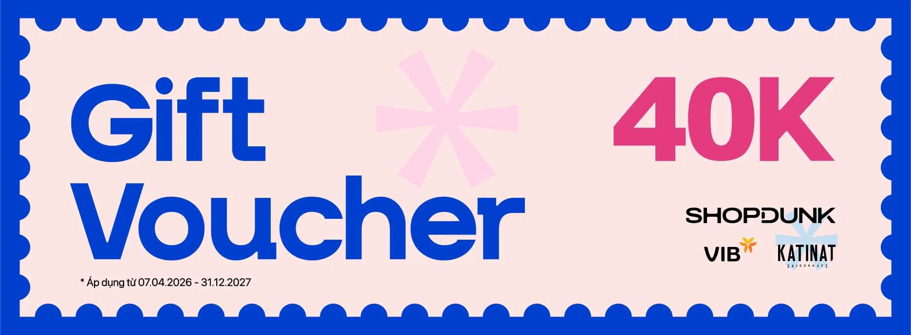 Mua hàng tại ShopDunk - tặng voucher Katinat